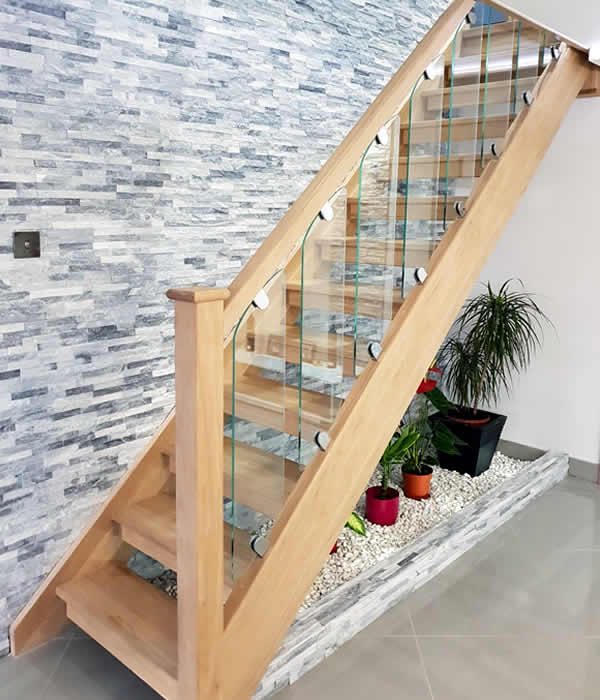 glass staircases Tottington